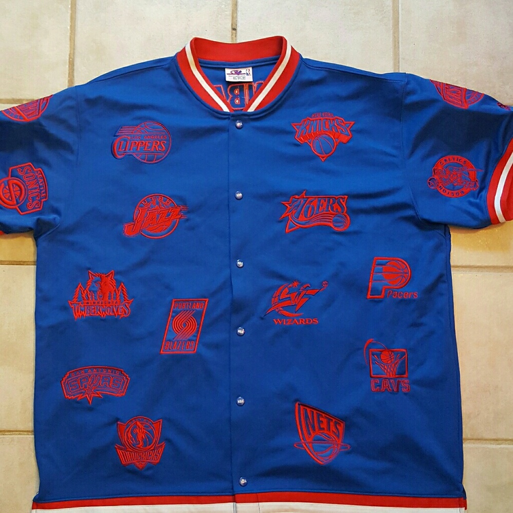 NBA Button Up Jersey/great used condition